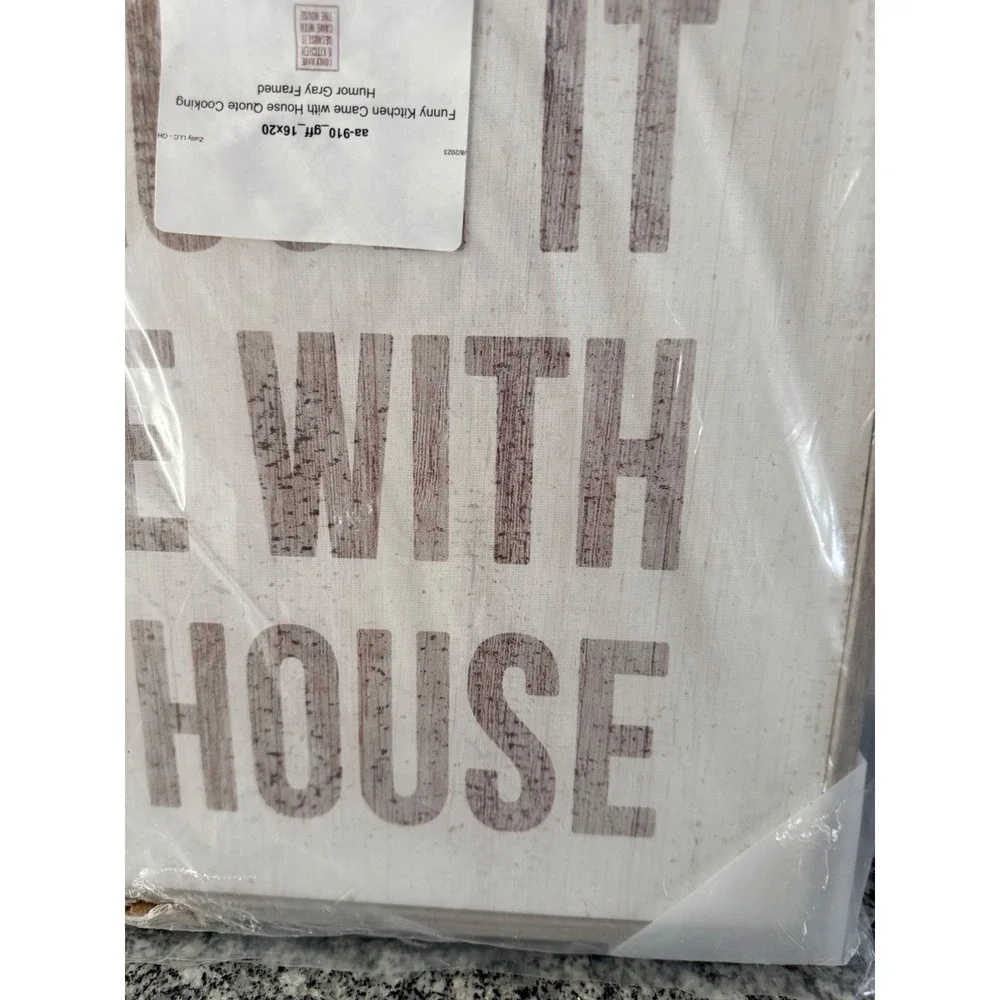 Funny Kitchen Only have a kitchen cause it came with the house Canvas 16x20